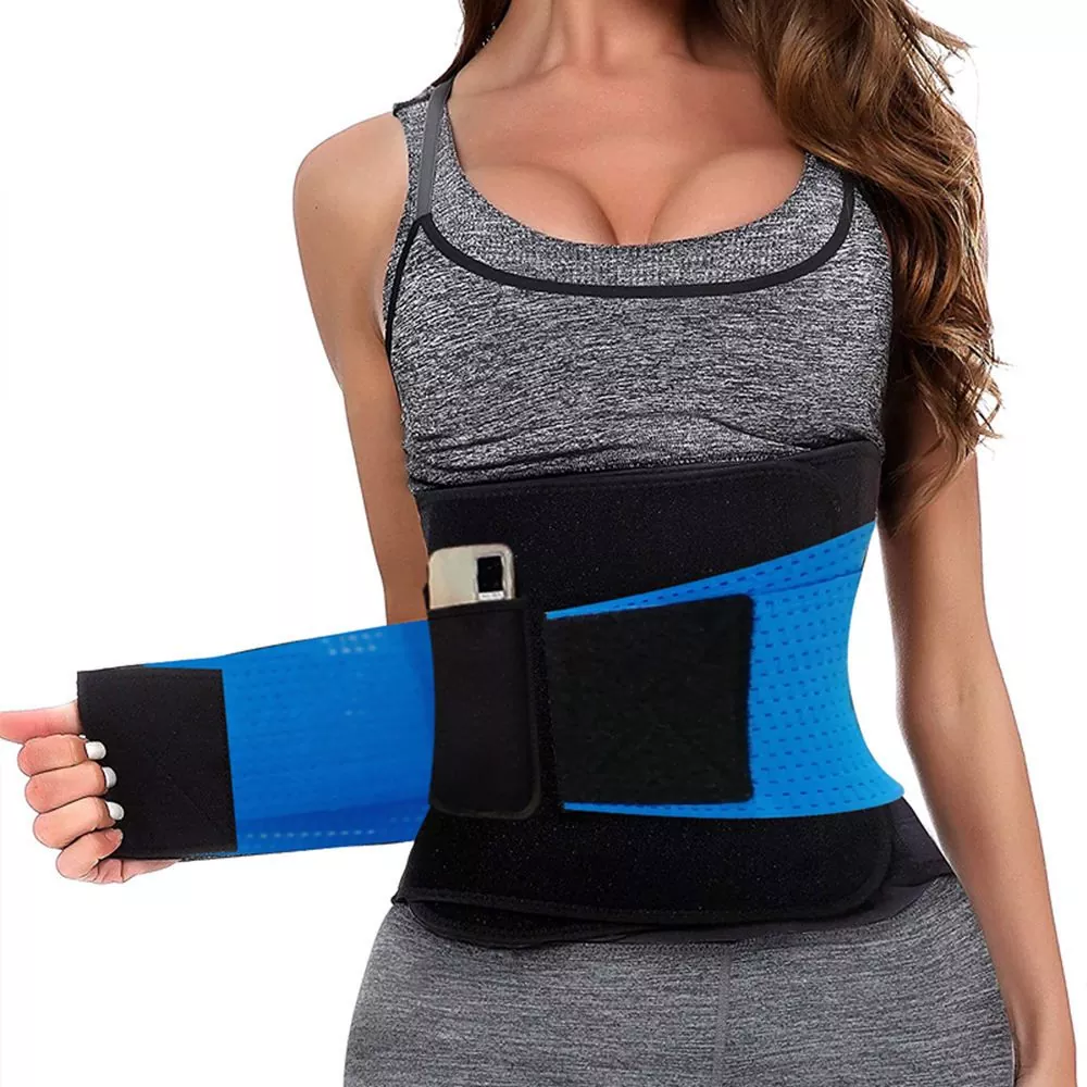 Adjustable کمر جي حمايت ڪنگڻ جسماني شڪل کمر ٽرينر