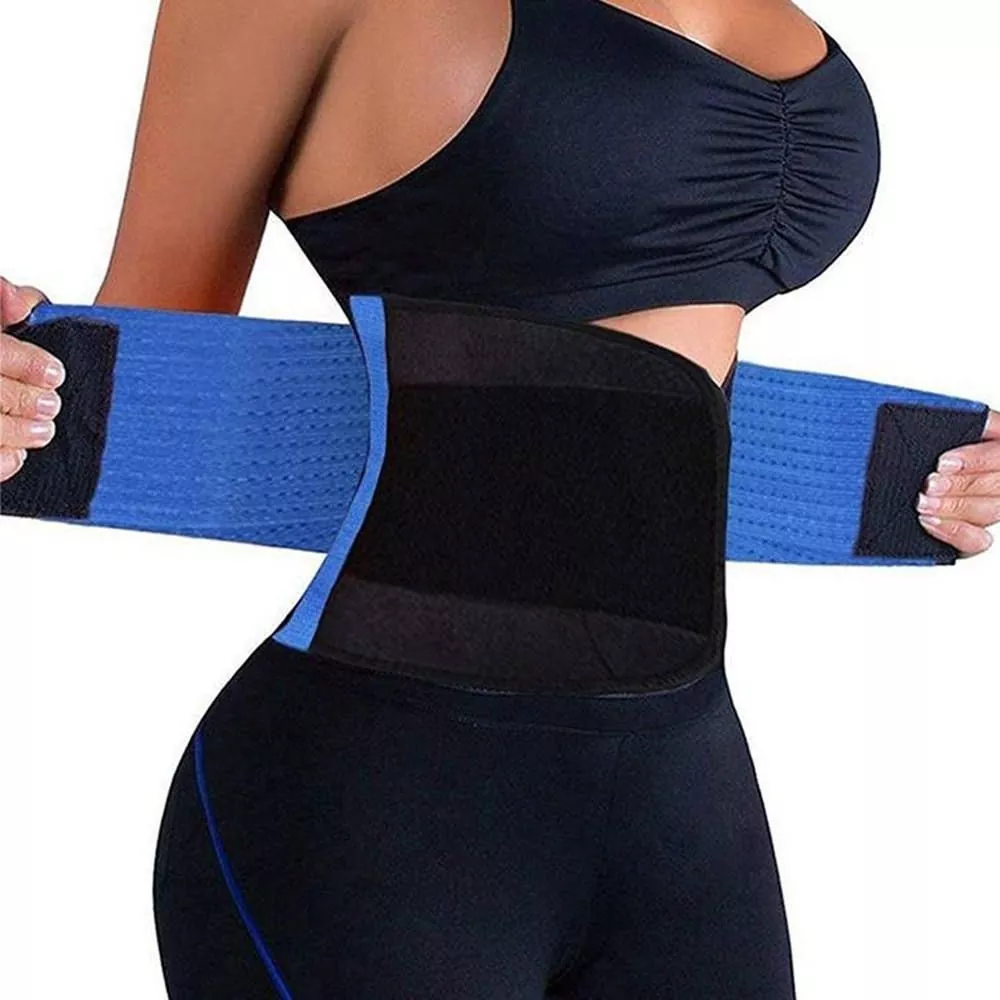 Waist Trimmer Wrap Sweat سونا سلم بيلٽ بيلٽ